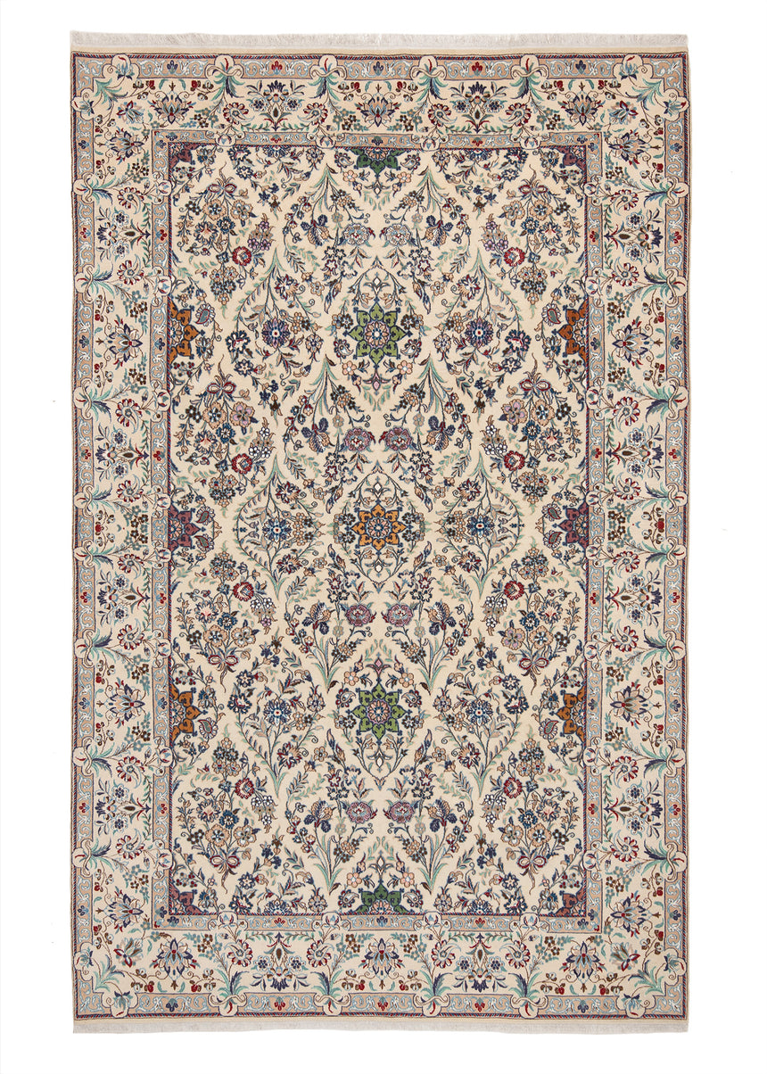Alfombra persa Nain 9La | 313 x 195 cm