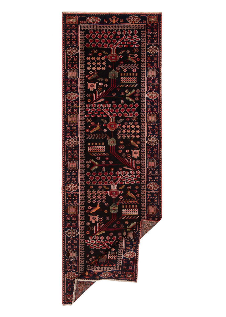 Alfombra persa Hamedan | 293 x 102 cm