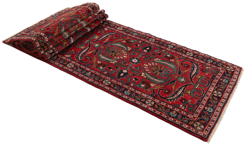 Alfombra persa Hamedan | 369 x 83 cm