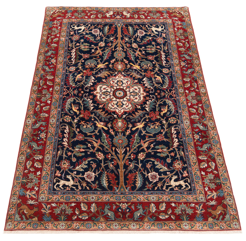 Alfombra persa Qom | 220 x 137 cm