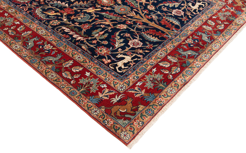 Alfombra persa Qom | 220 x 137 cm
