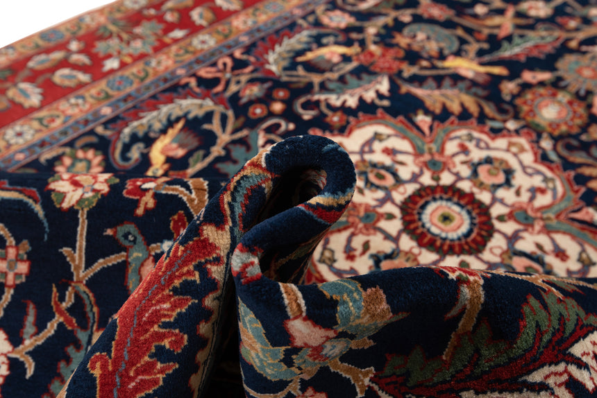 Alfombra persa Qom | 220 x 137 cm