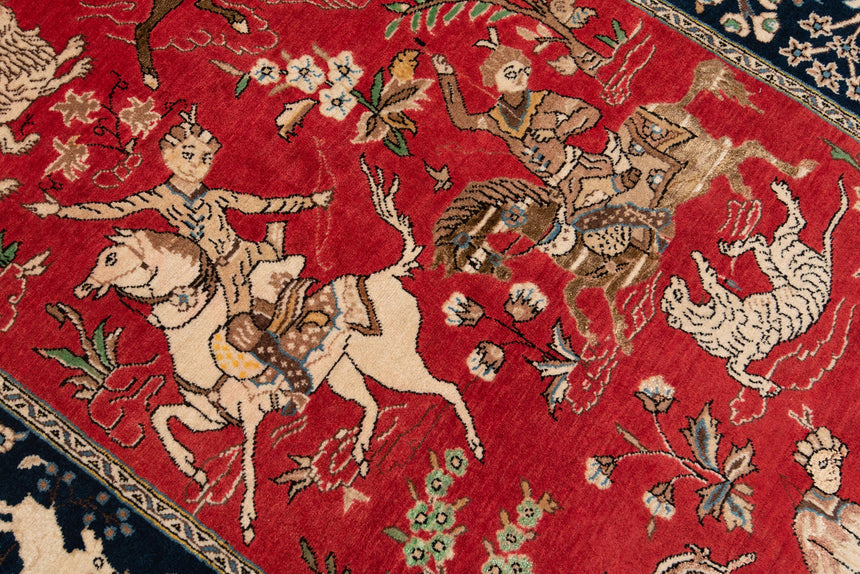 Alfombra persa Qom | 180 x 160 cm
