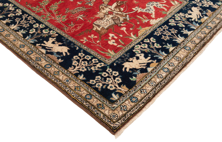 Alfombra persa Qom | 180 x 160 cm
