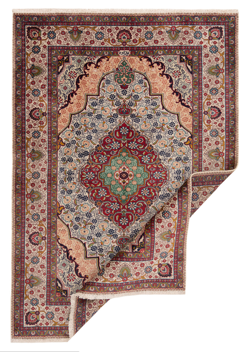 Alfombra persa Tabriz | 201 x 139 cm