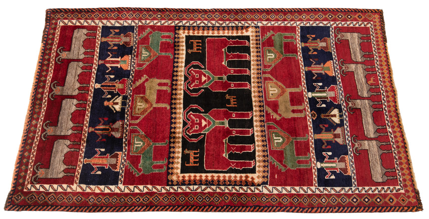 Alfombra persa Shiraz | 184 x 112 cm