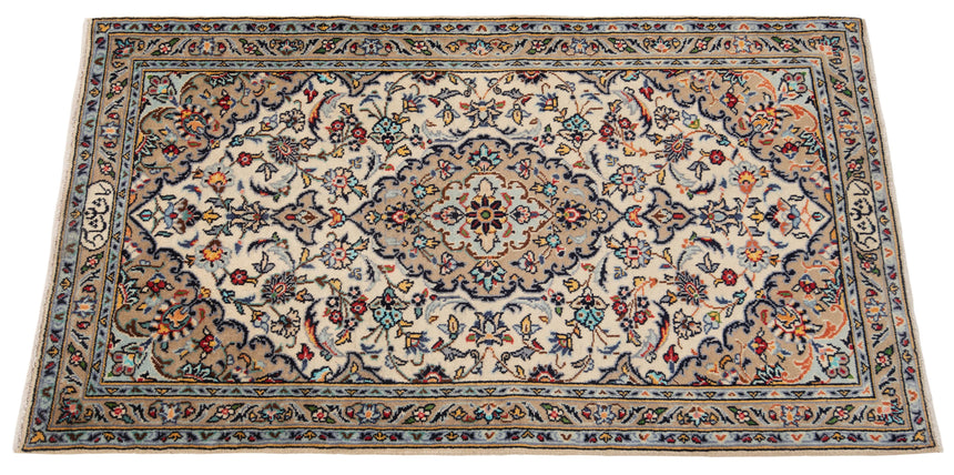 Alfombra persa Kashan | 128 x 72 cm