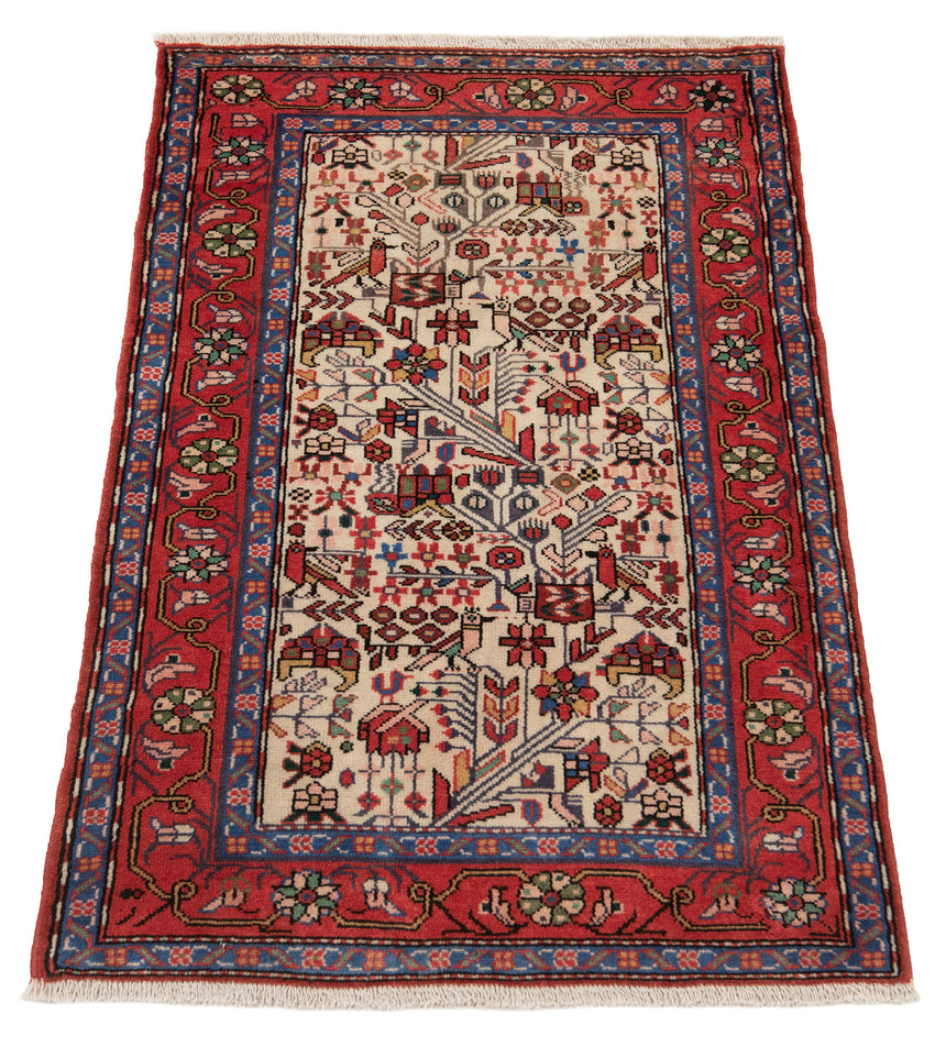 Alfombra persa Hamedan | 109 x 75 cm