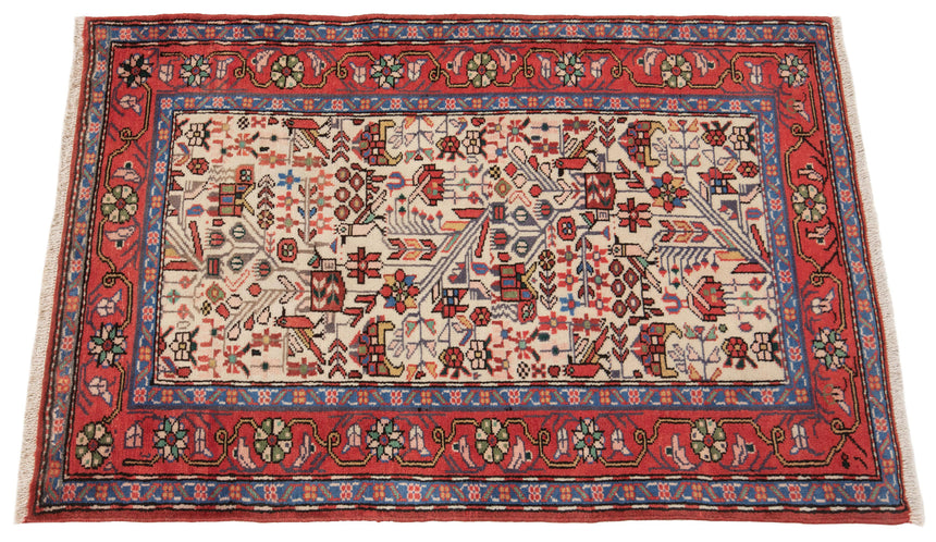 Alfombra persa Hamedan | 109 x 75 cm