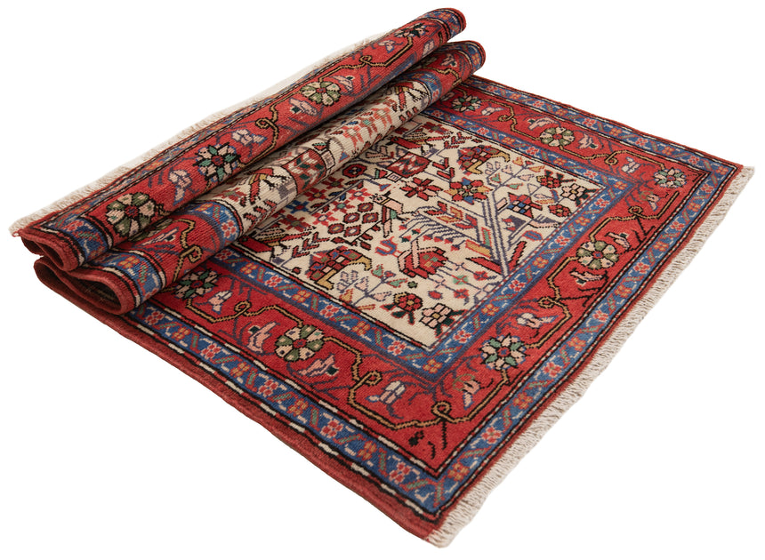 Alfombra persa Hamedan | 109 x 75 cm
