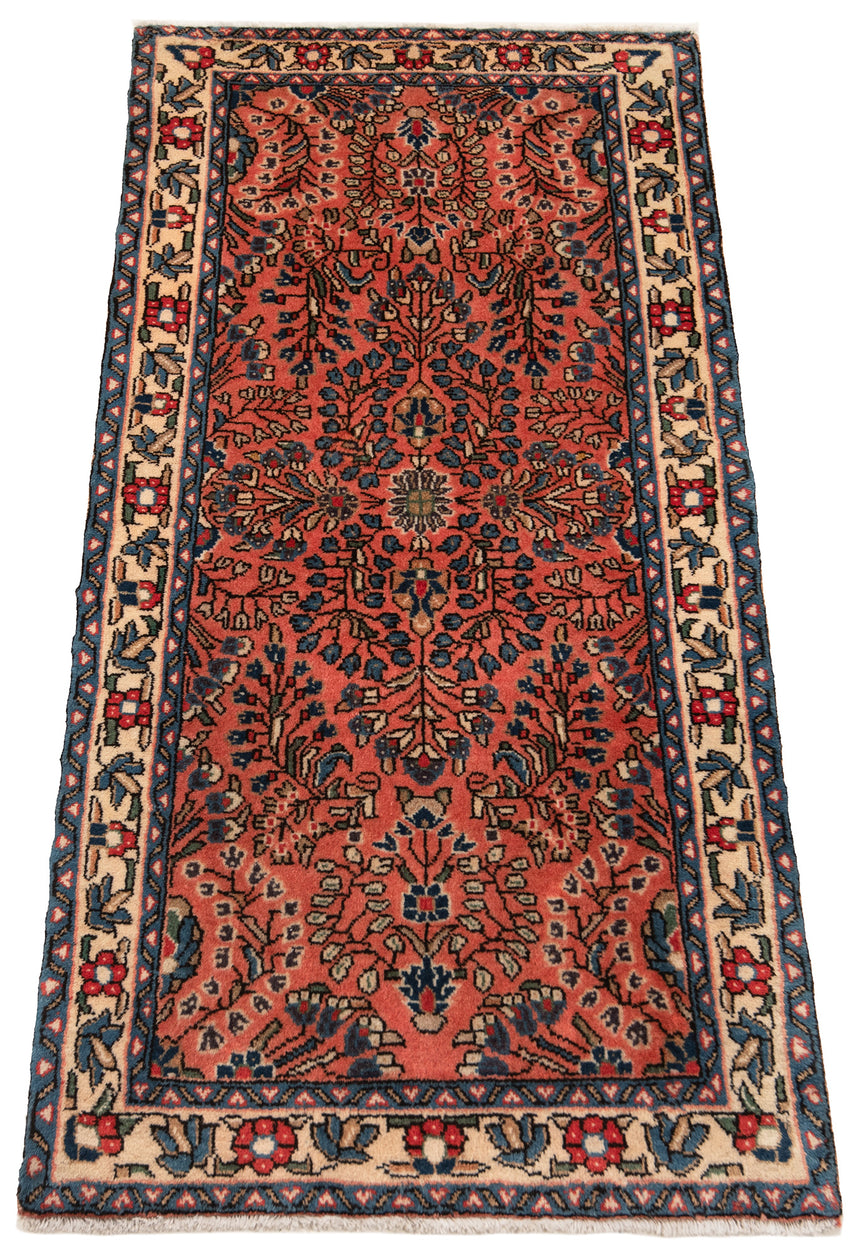Alfombra persa Sarough | 127 x 62 cm