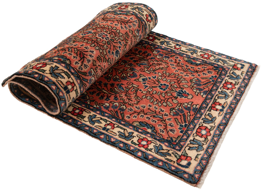 Alfombra persa Sarough | 127 x 62 cm