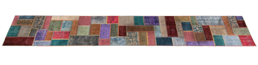 Alfombra de patchwork | 603 x 80 cm