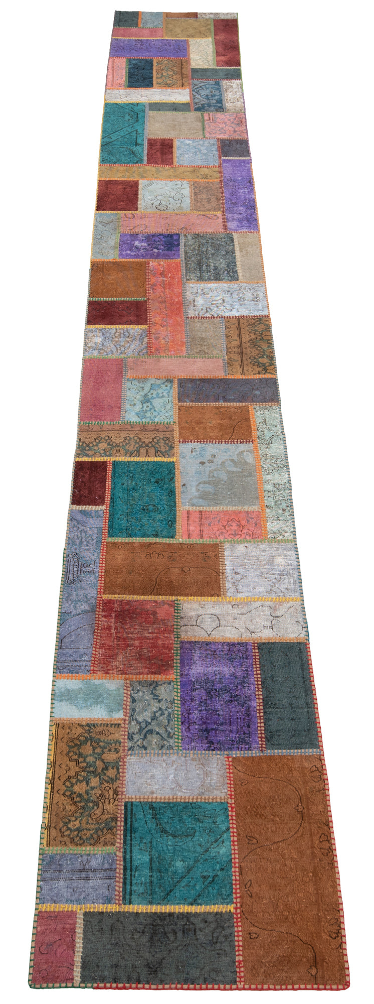 Alfombra de patchwork | 600 x 80 cm