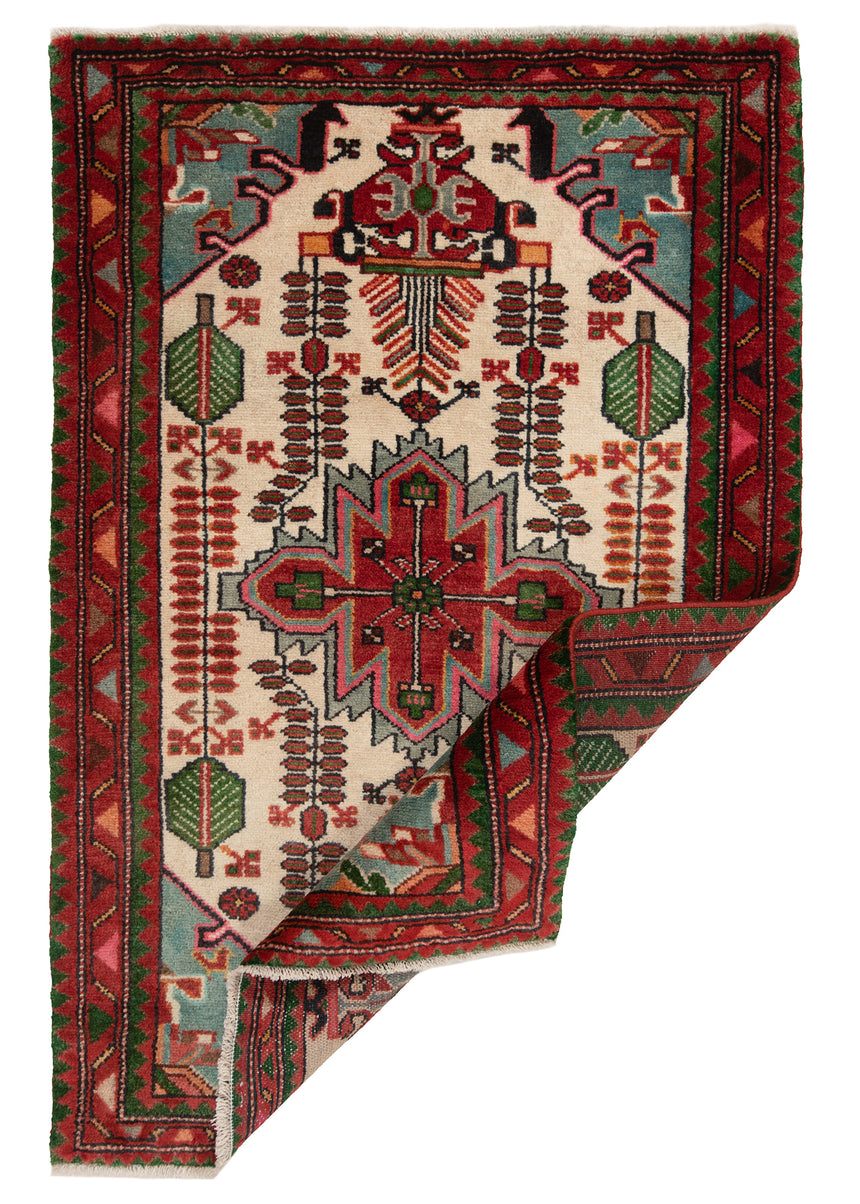 Alfombra persa Hamedan | 121 x 81 cm