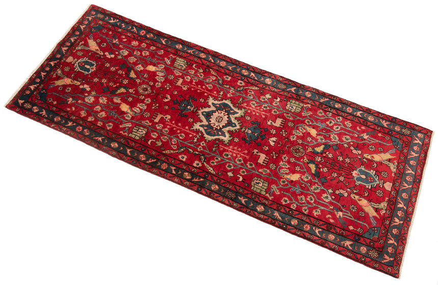 Alfombra persa Nahavand | 282 x 105 cm