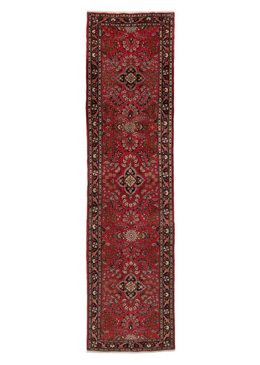 Alfombra persa Hamedan | 297 x 77 cm