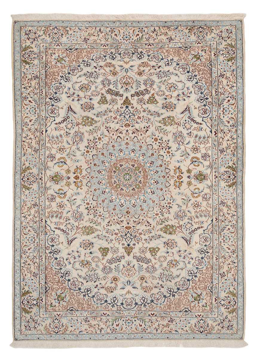 Alfombra persa Nain 6la | 164 x 117 cm