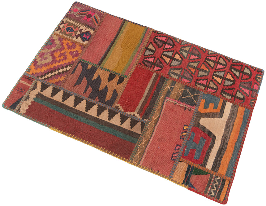 Patchwork de kilim | 120 x 80 cm
