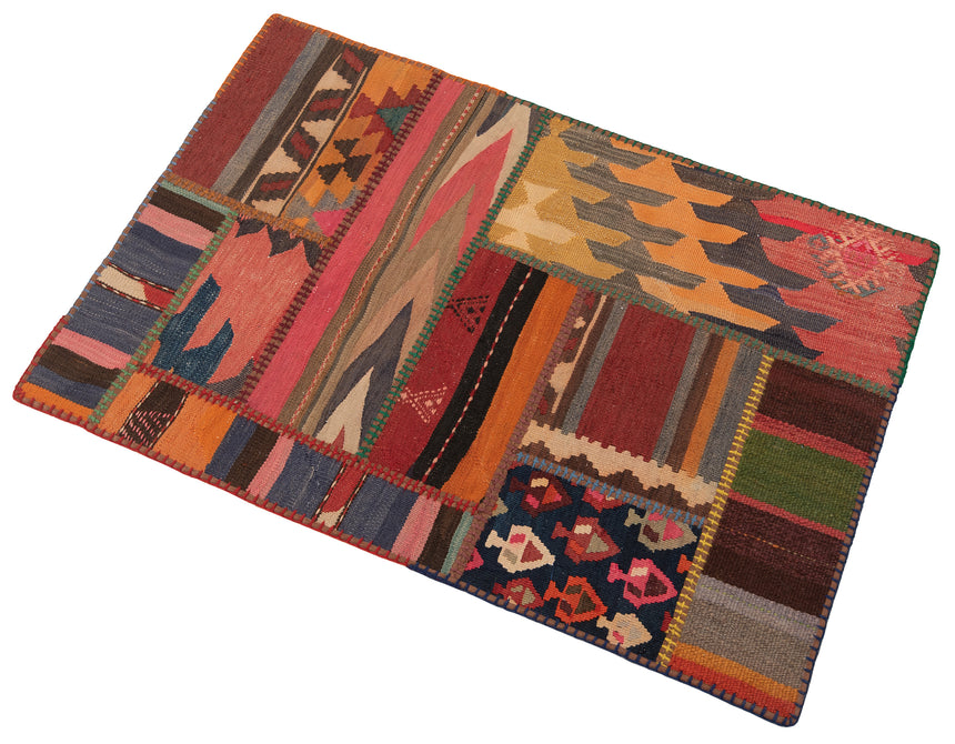 Patchwork de kilim | 120 x 80 cm