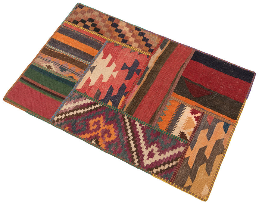 Patchwork de kilim | 120 x 80 cm