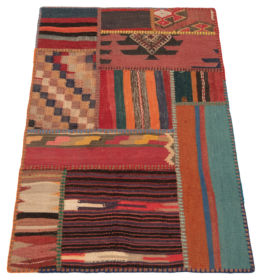 Patchwork de kilim | 120 x 80 cm