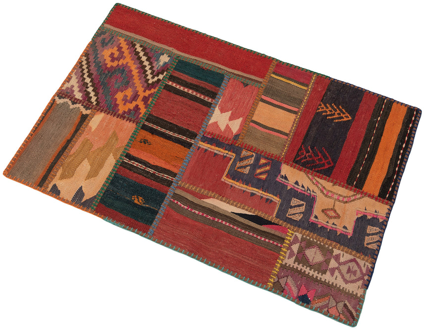 Patchwork de kilim | 120 x 80 cm