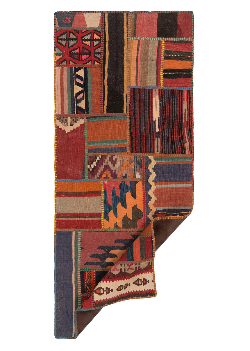 Patchwork de kilim | 200 x 85 cm