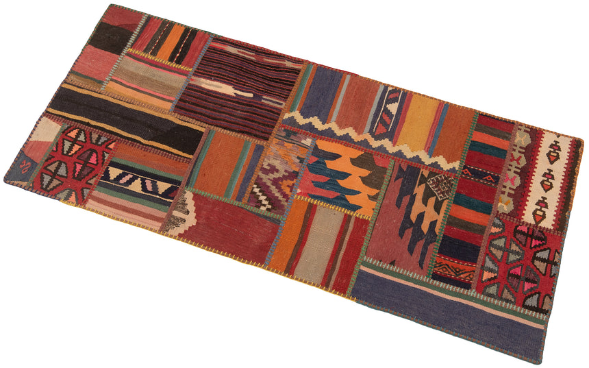 Patchwork de kilim | 200 x 85 cm