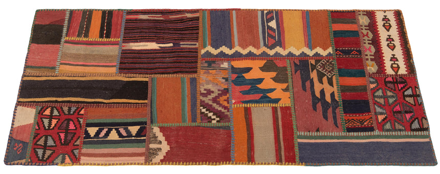 Patchwork de kilim | 200 x 85 cm
