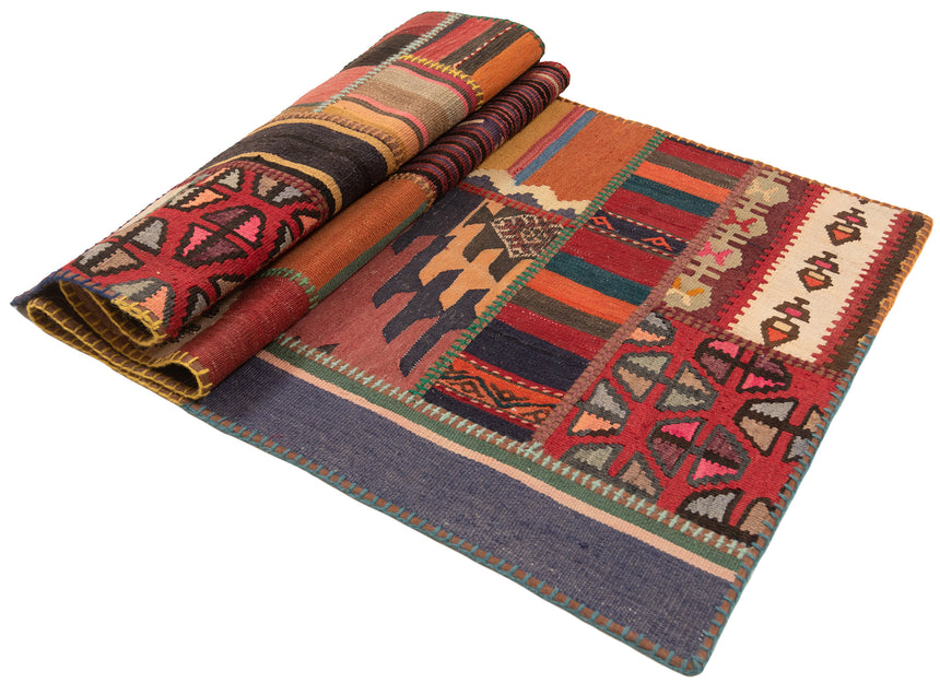 Patchwork de kilim | 200 x 85 cm