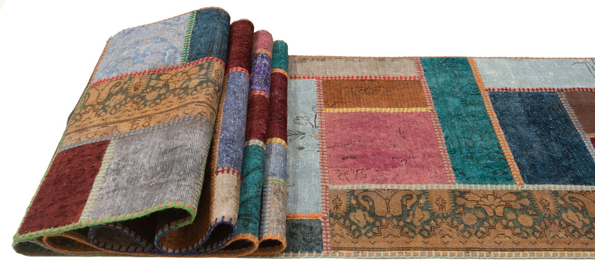 Alfombra de patchwork | 602 x 80 cm