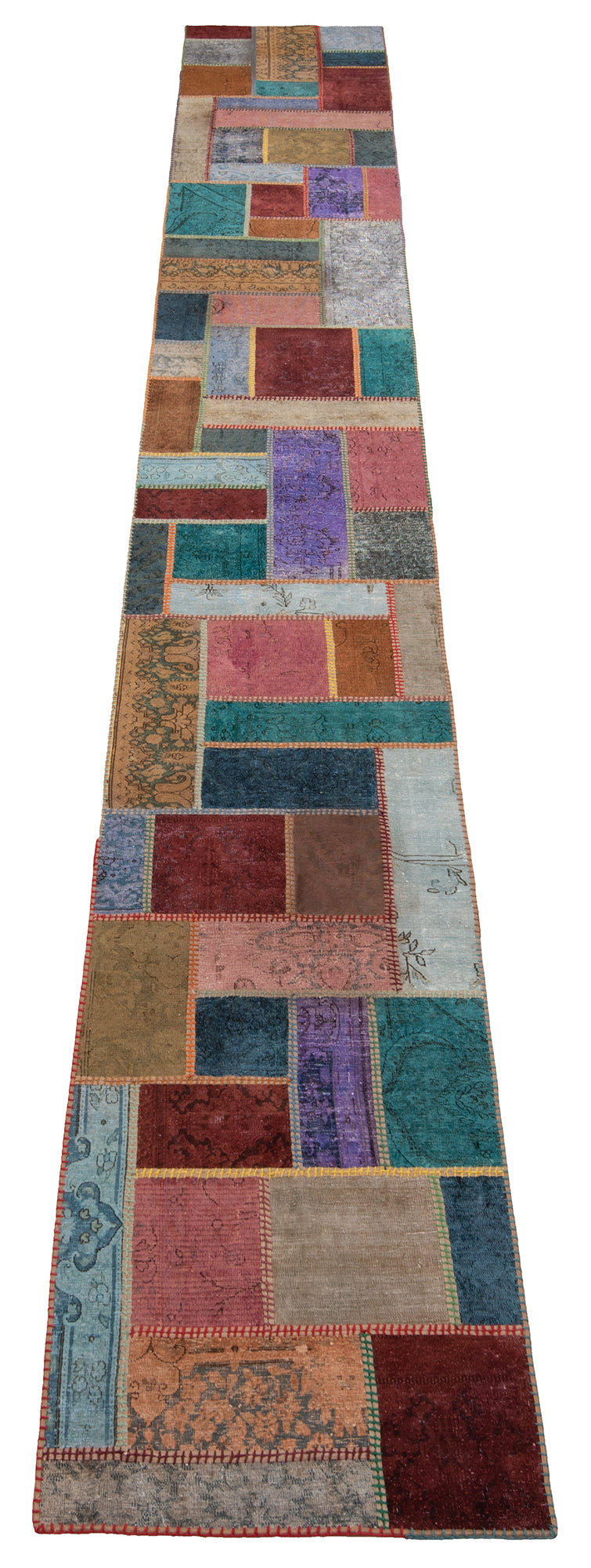 Alfombra de patchwork | 602 x 80 cm
