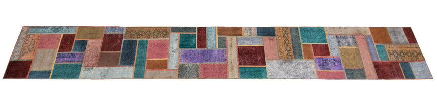 Alfombra de patchwork | 602 x 80 cm
