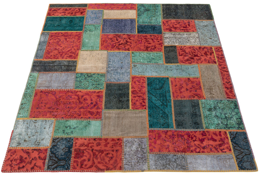 Alfombra de patchwork | 202 x 202 cm