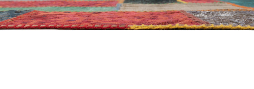 Alfombra de patchwork | 202 x 202 cm