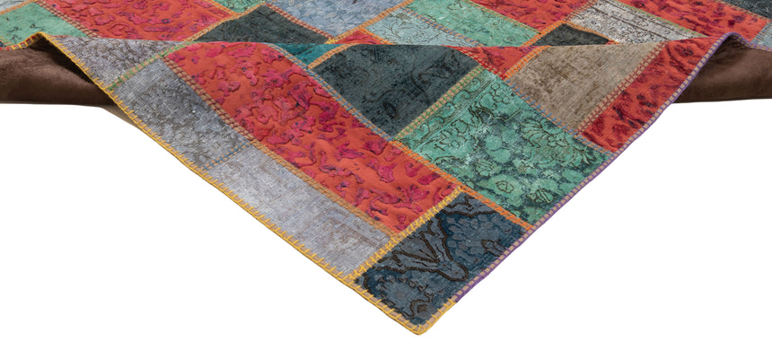 Alfombra de patchwork | 202 x 202 cm