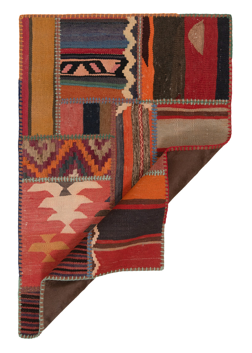 Patchwork de kilim | 120 x 80 cm