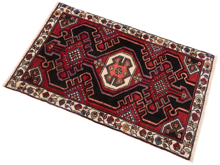Alfombra persa Hamedan | 140 x 83 cm