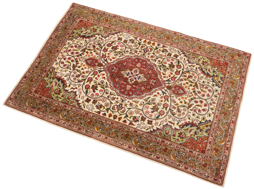 Alfombra persa Tabriz 40Raj | 148 x 105 cm