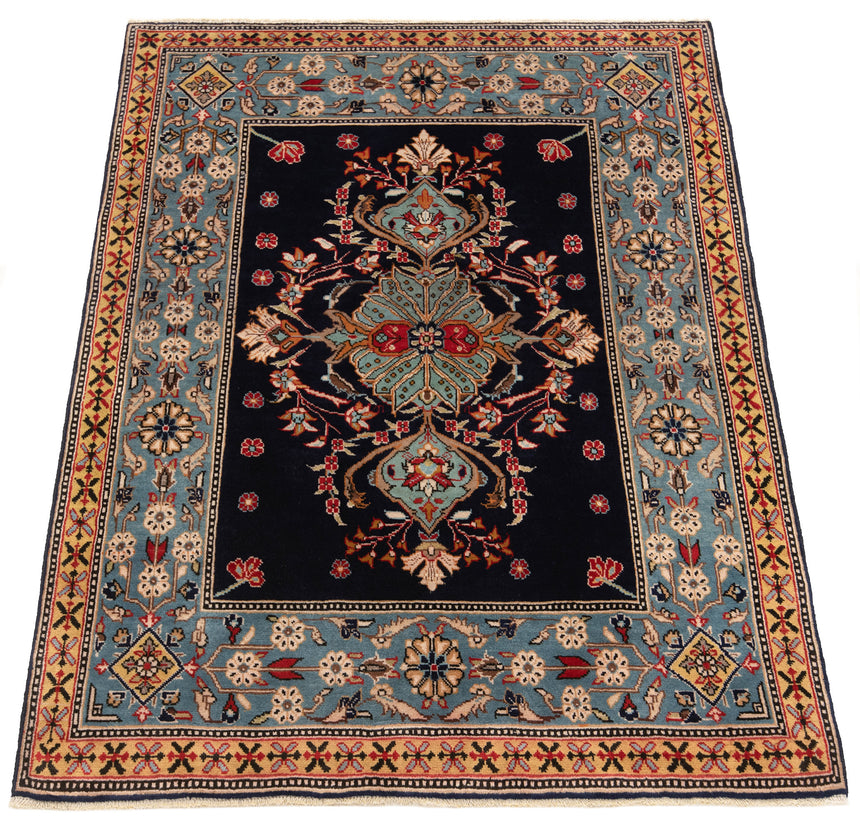 Alfombra persa Qom | 140 x 108 cm