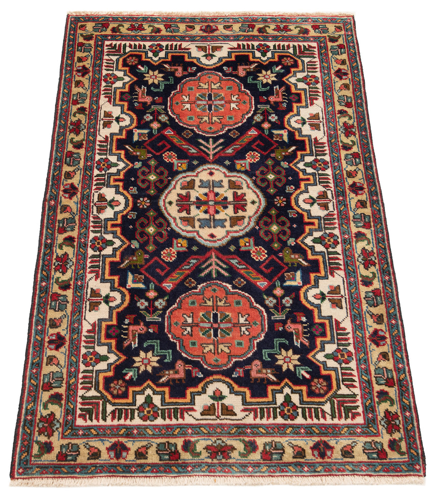 Alfombra persa Tabriz | 135 x 83 cm