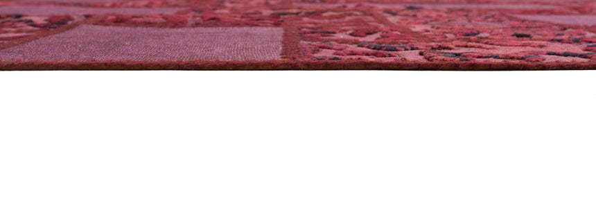 Alfombra de patchwork en relieve | 303 x 203 cm