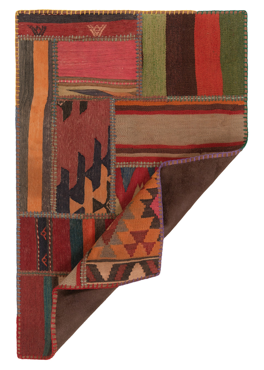 Patchwork de kilim | 120 x 80 cm