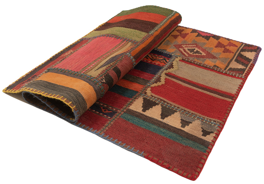 Patchwork de kilim | 120 x 80 cm