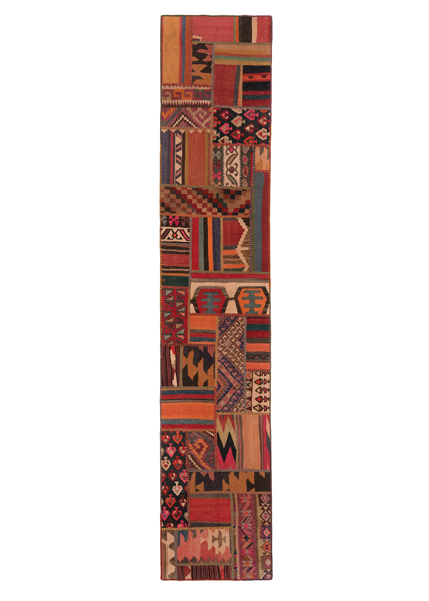 Patchwork de kilim | 400 x 80 cm