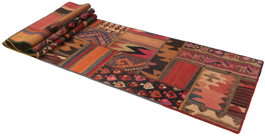Patchwork de kilim | 400 x 80 cm