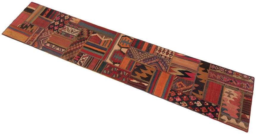 Patchwork de kilim | 400 x 80 cm