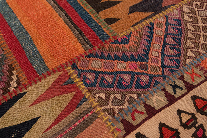 Patchwork de kilim | 400 x 80 cm