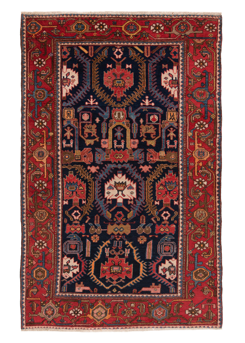 Alfombra persa Hamedan | 194 x 125 cm